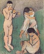 Henri Matisse The Music (Sketch) (mk35) oil painting artist